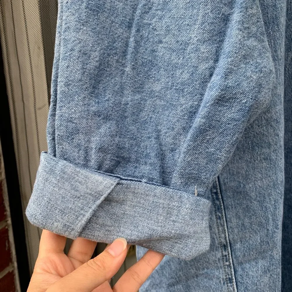 Women's Denim Long Sleeve Mini Shirtdress Size X-Large NWT- Universal Thread - Picture 11 of 13